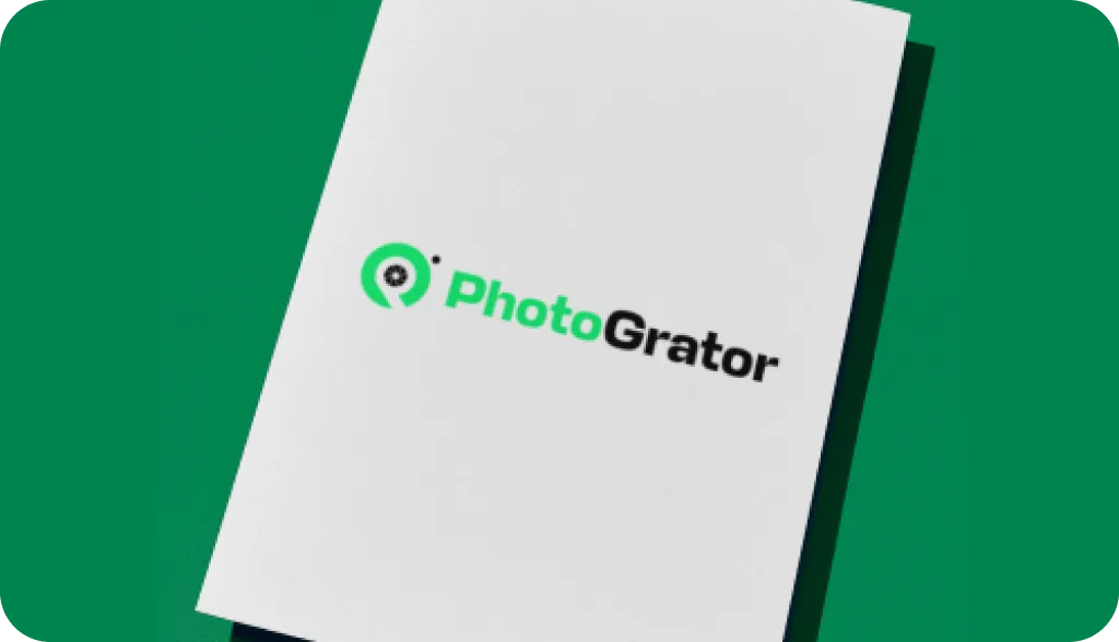 Photogratorlogo app screens
