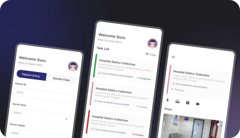 Sri Ram Hospital: Hospital task manager app.