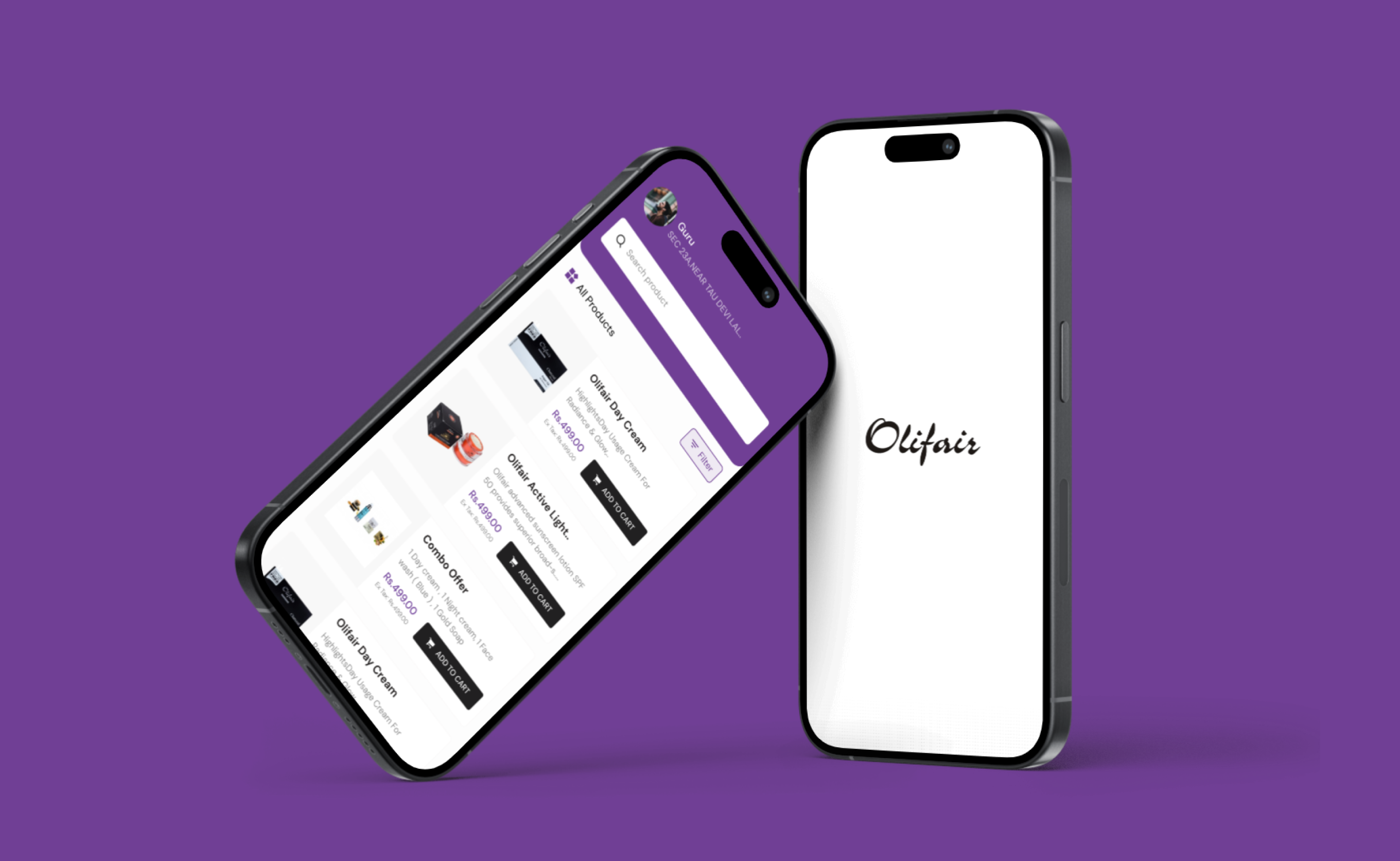 Service booking app screenshot